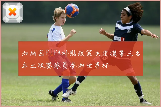 加纳因FIFA补贴政策决定携带三名本土联赛球员参加世界杯